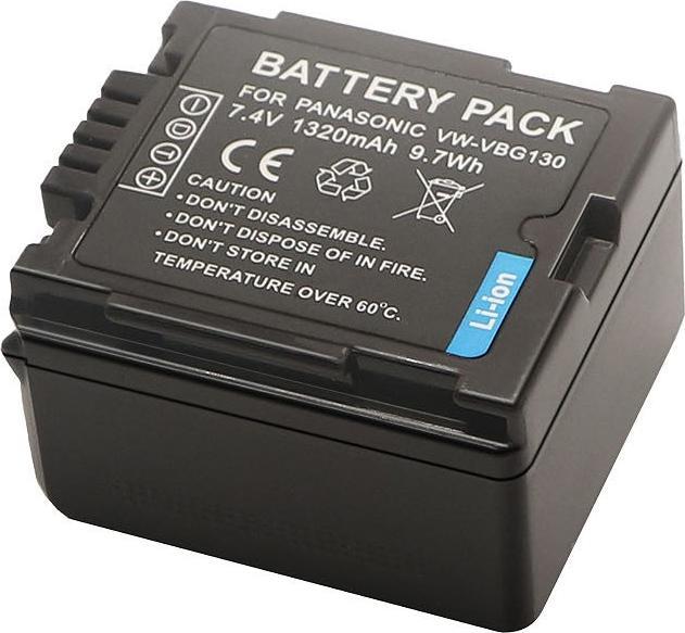Immagine prodotto Acconic Batteria f. Panasonic VW-VBG130 HDC HDCDX1 HDC-DX1 HDCDX1EGS HDC-DX1EG-S (Accumulatore di carica elettrica)