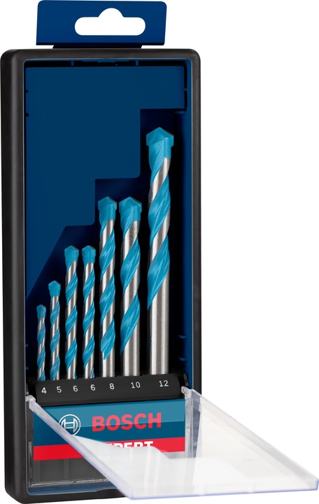 Image du produit Bosch Professional Zubehör EXPERT MultiConstruction CYL-9 Jeu de forets 4/5/6/6/8/10/12 mm, 7 pcs. (4 - 12)