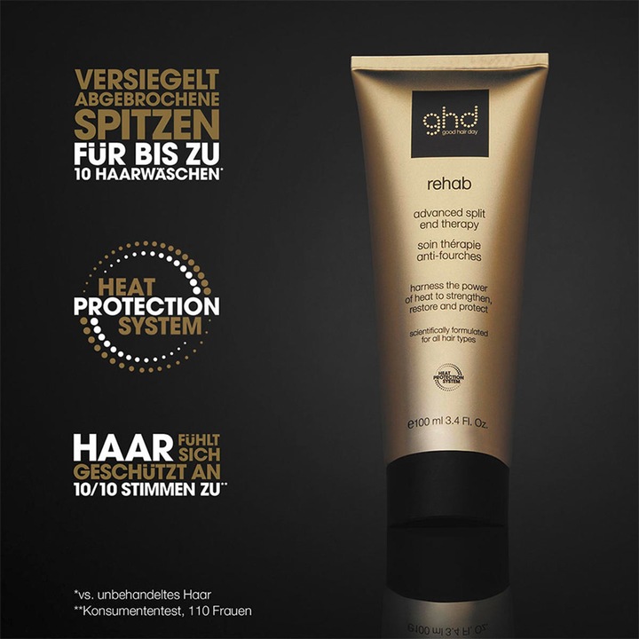 Image du produit ghd Système de coiffage avec protection contre la chaleur - Rehab Advanced Split End Therapy (100 ml)