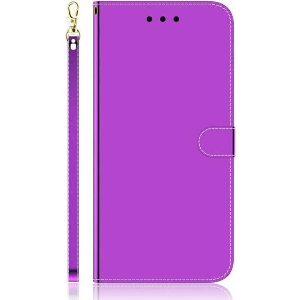 Thumbnail - MU Style Mirror Surface Bookcover Series (Samsung Galaxy S22+), Smartphone Hülle, Violett