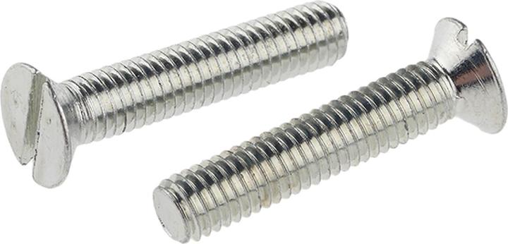 Actual product image RS PRO Screws countersunk galvanized M5x25mm