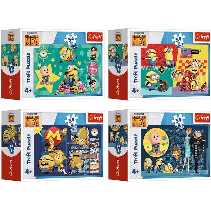 Trefl Multicolore Tr Puzzle Mini 54 Minions (54 Pezzi)