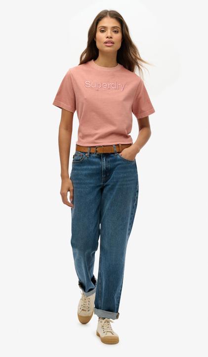 Immagine prodotto Superdry Kastiges, lockeres T-Shirt mit aufgesticktem Core-Logo (L)