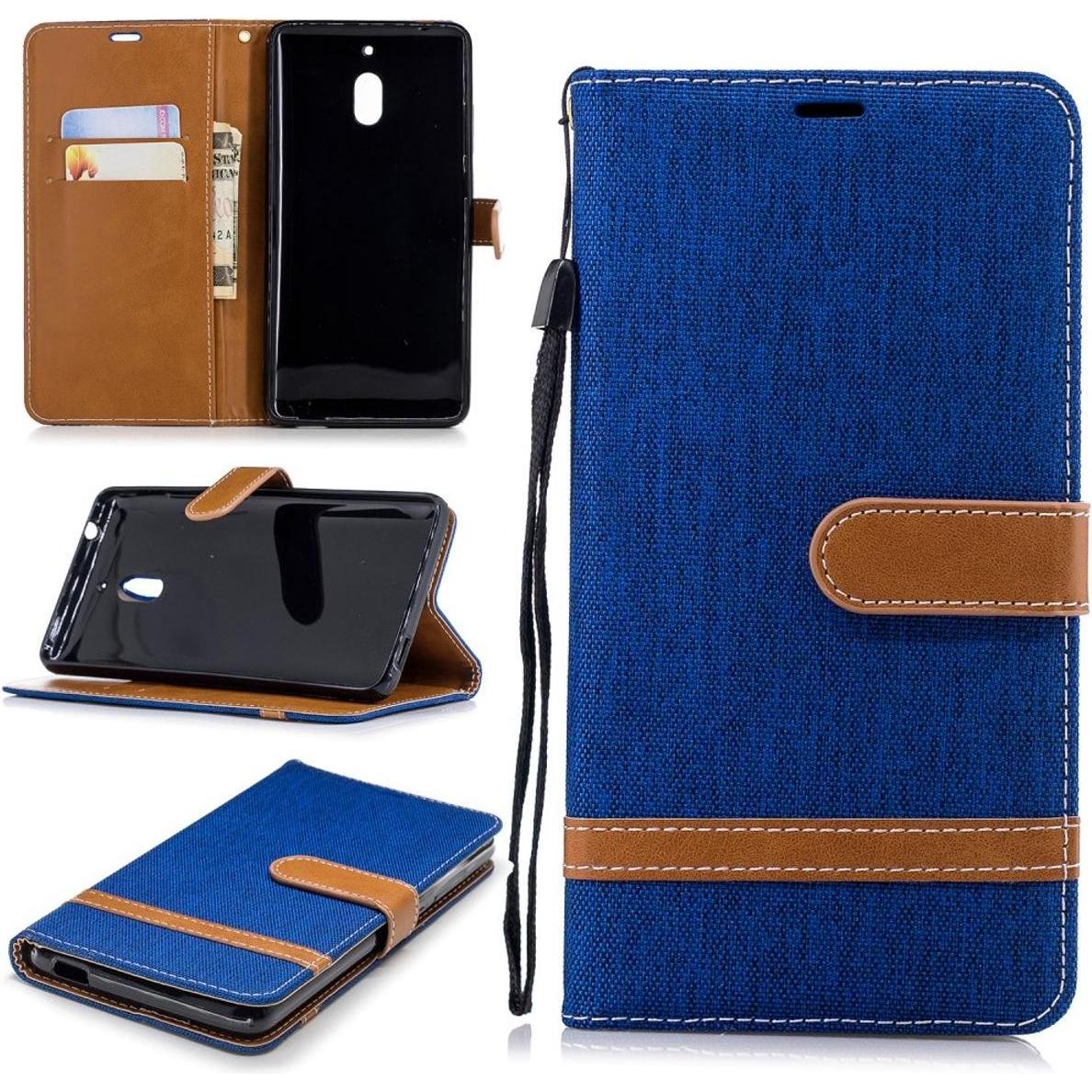 König Design Hülle Handy Schutz für Nokia 2.1 Case Cover Tasche Wallet Etui Handyhülle Bumper (Nokia 2.1), Smartphone Hü...