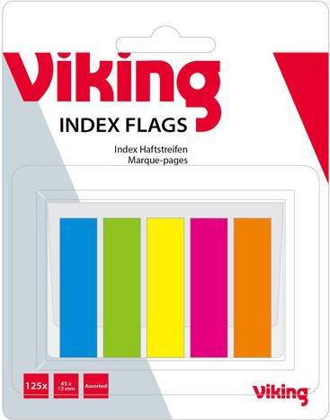 Actual product image Office Depot Index strips 45x12mm transparent neon (12 x 45 mm)