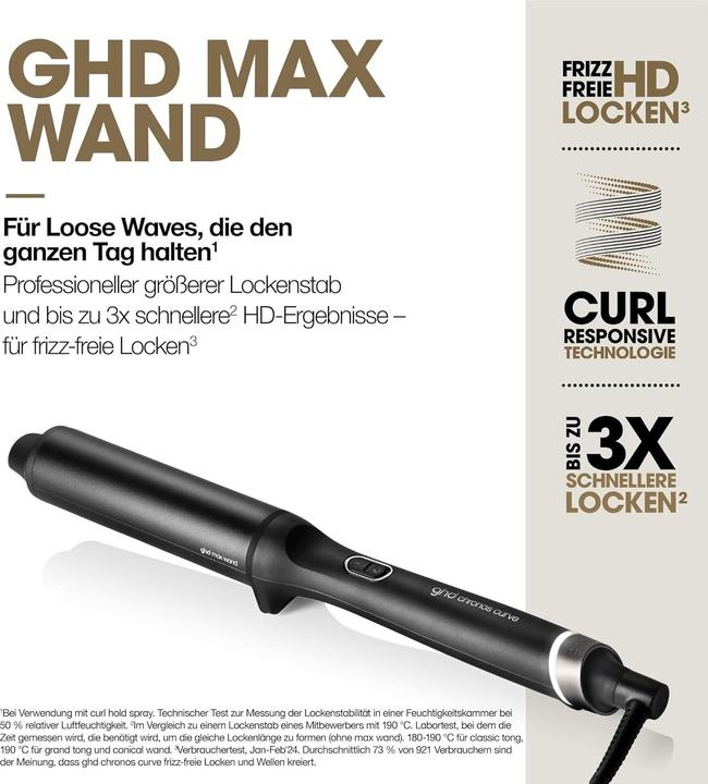 Actual product image ghd Chronos Curve Max Wand