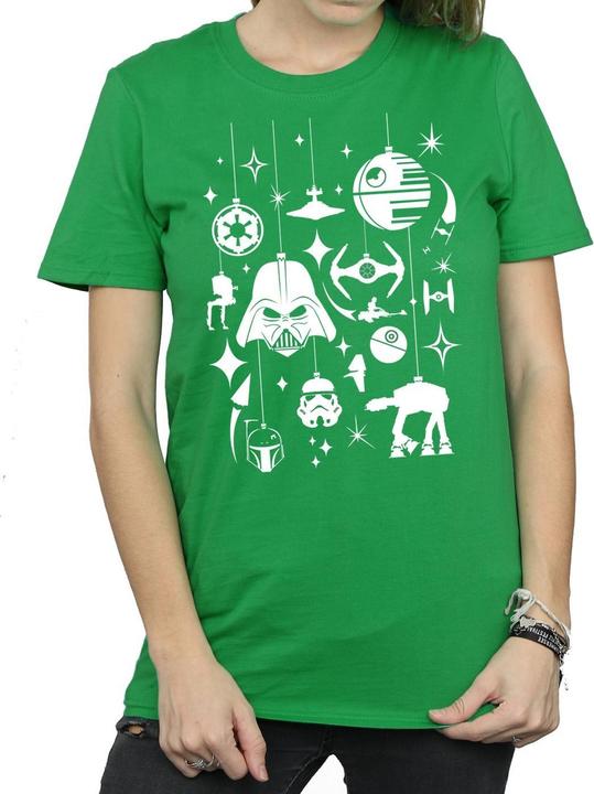 Produktbild Star Wars Christmas Decorations TShirt (XL)