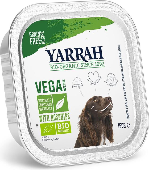 Produktbild Yarrah Hundefutter Vega in der Schale Bio (Adult, 1 Stk., 150 g)