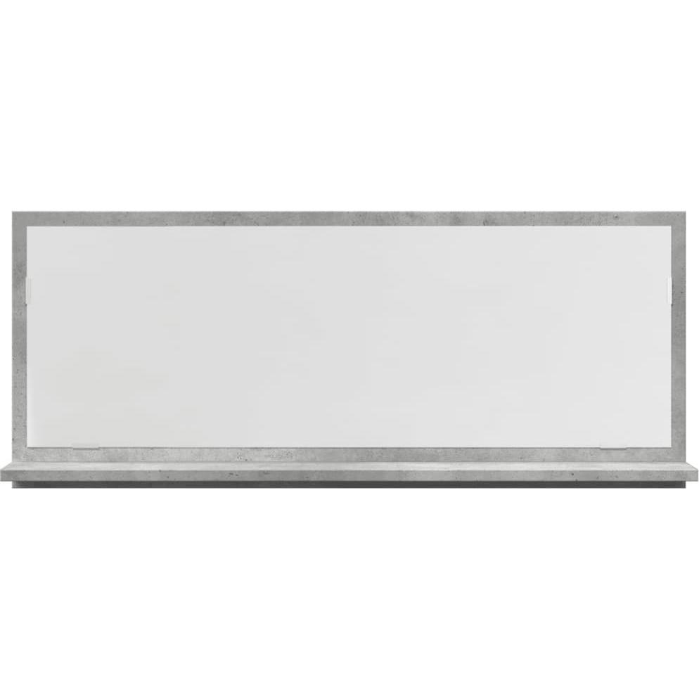 Thumbnail - VidaXL, Spiegel, Badspiegel Wandspiegel Badezimmerspiegel Spiegel mit Ablage Betongrau