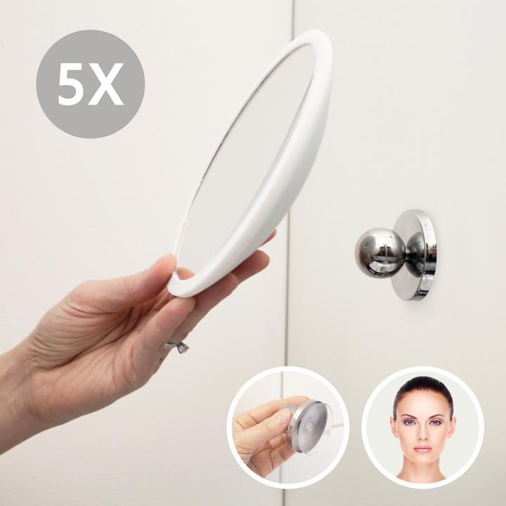 Actual product image Bosign AirMirror Plus wall cosmetic mirror 5-fold