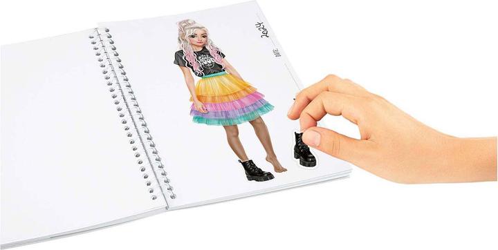 Produktbild Top Model DEPESCHE TOPModel Malbuch Pocket mit Stickerbogen