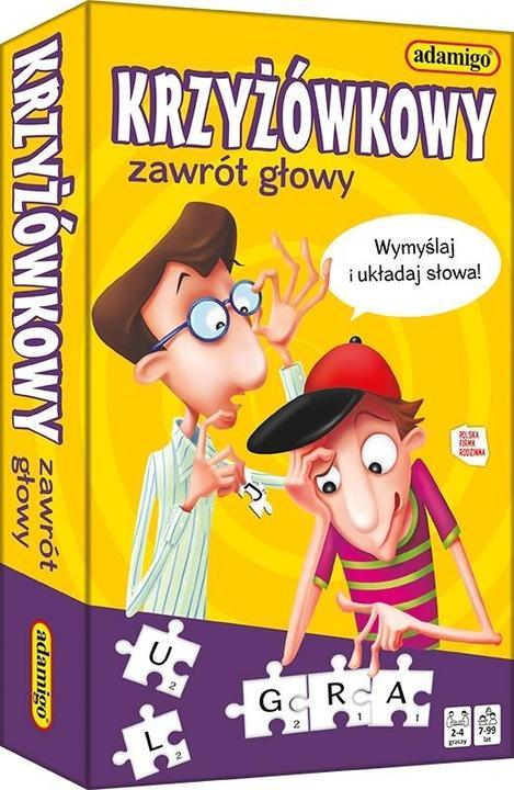 Productafbeelding Adamigo Krzyżówkowy zawrót głowy układ.puzzlowa 07462 (Pools, 2 - 4 Spelers)