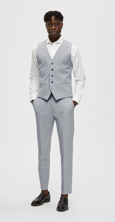 Actual product image Selected Homme Woven waistcoat (98)