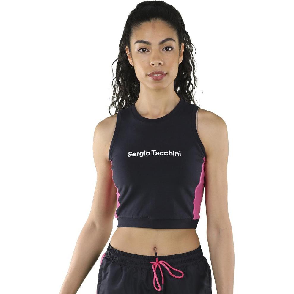 Sergio Tacchini, Damen, Shirt, damen-top ergio tacchini vikla, Blau, (S)
