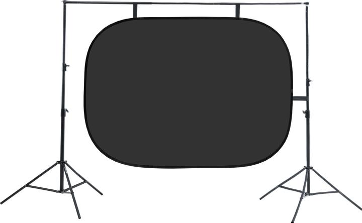 Actual product image Rollei Foldable background b/w (150 cm, 200 cm)