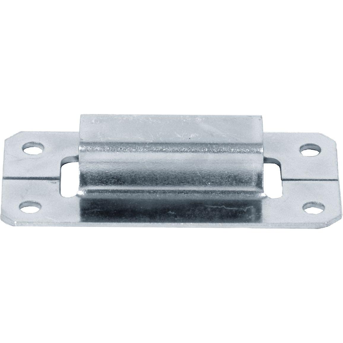 Strenger, Türbeschlag + Scharnier, Stangenschlaufe für Vierkantstangen 12 x 12 mm an Tortreibriegel Stahl