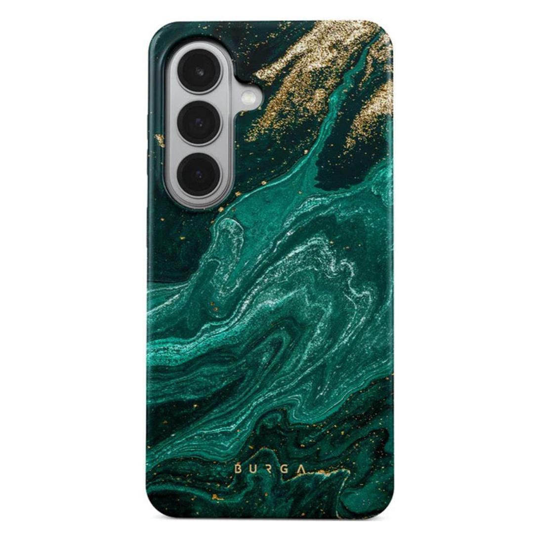 Burga Tough MagSafe Samsung Galaxy S26 – Emerald Pool (Samsung Galaxy S26), Smartphone Hülle, Grün, Mehrfarbig