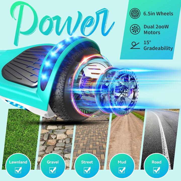 Actual product image Sisigad Hoverboard Two Wheel Self Balancing (12 km/h)