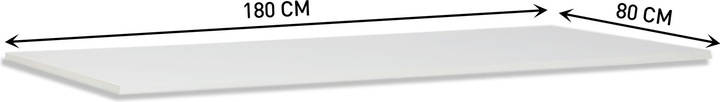 Produktbild Contini Tischplatte höhenverstellbarer Bürotisch (180 x 80 cm)