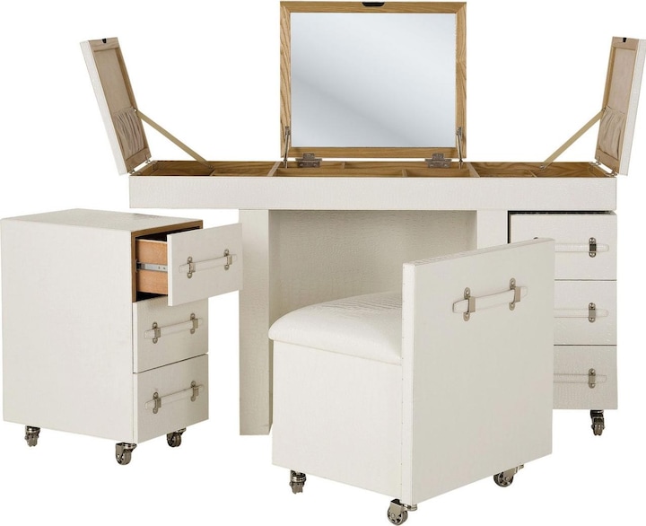 Kare Design Diva Croco White (138 x 51 x 80 cm)