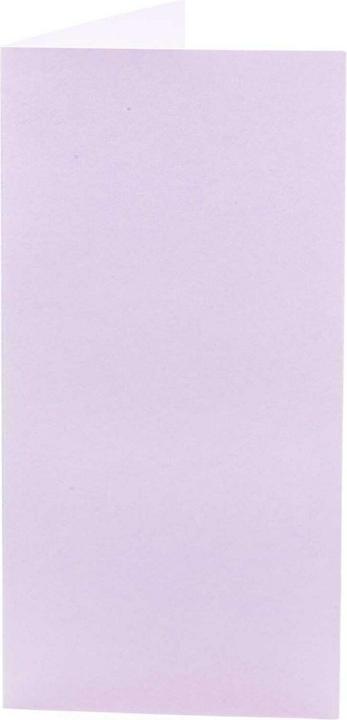 Produktbild Rico Design Paper Poetry Essentials DL Klappkarte lang A6, Flieder (50 Stk.)