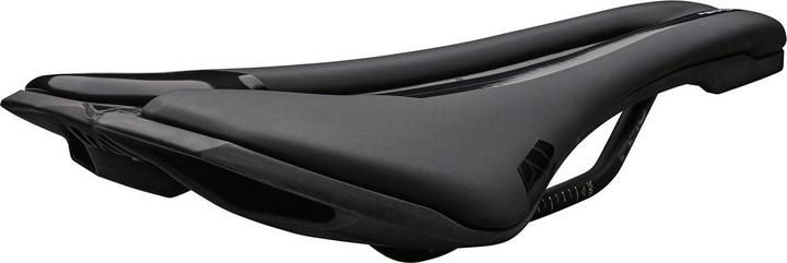 Actual product image PRO Saddle Stealth Performance Ltd142mm Black, Pu Padding, Stainless Steel