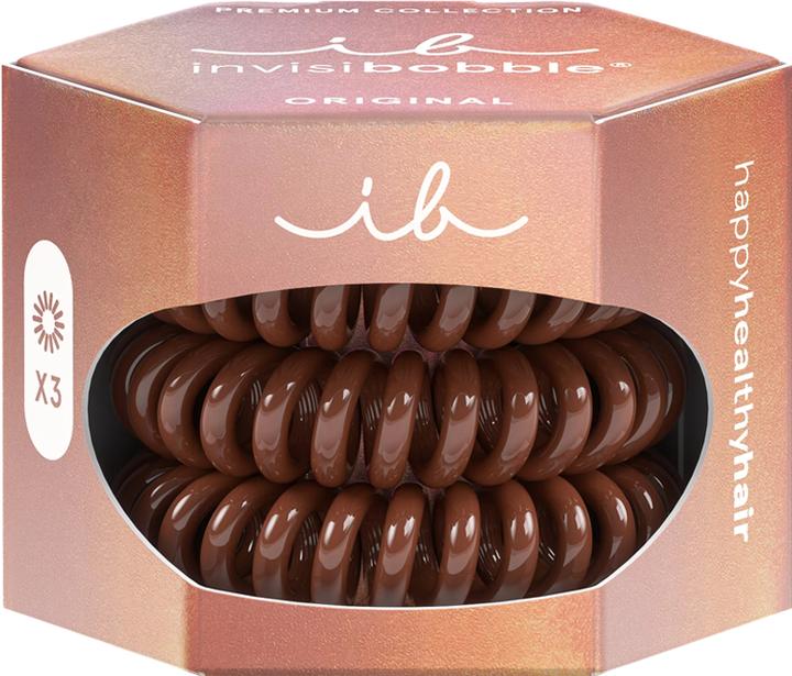 Immagine prodotto Invisibobble Fascetta per capelli originale pretzel marrone 3 pezzi. (Elastico per capelli)
