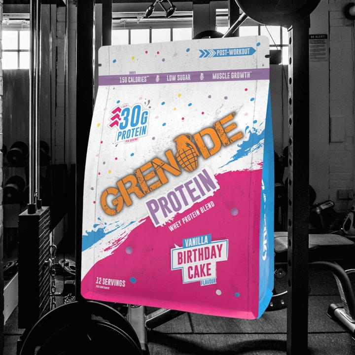 Actual product image Grenade Protein (Birthday cake, 1 pcs., 480 g)