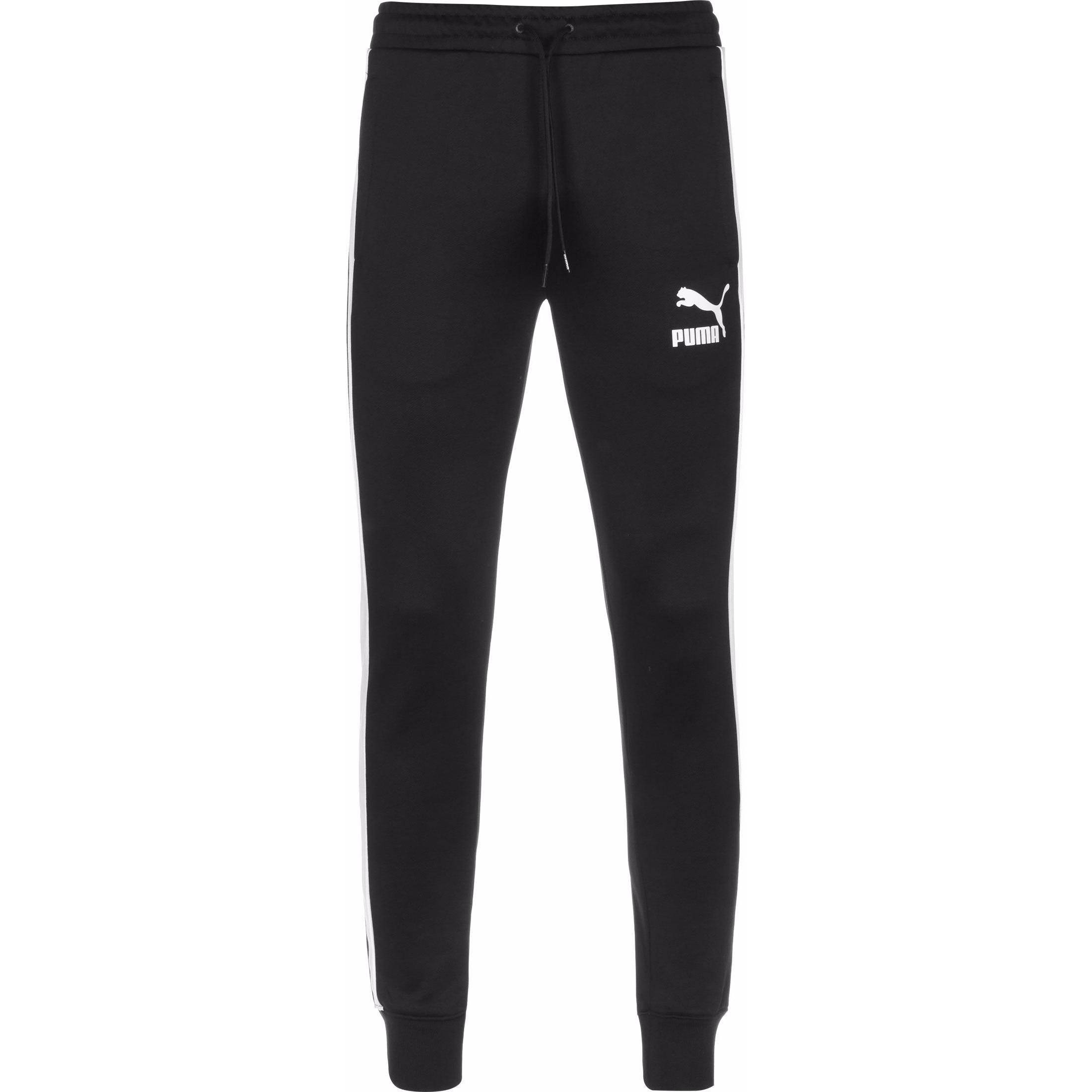 Puma, Herren, Sporthose, Trainingshose Iconic T7 PT (48 E), Schwarz, 48 E