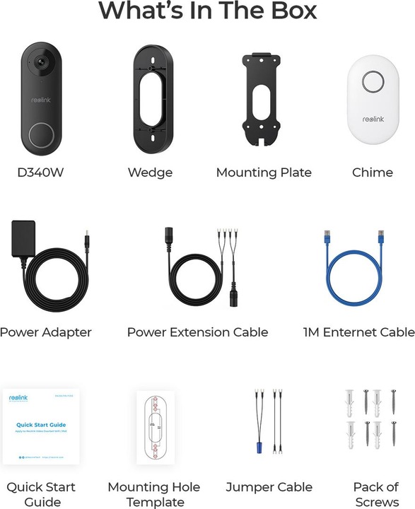 Image du produit Reolink Doorbell vidéo Wifi (Sans fil)