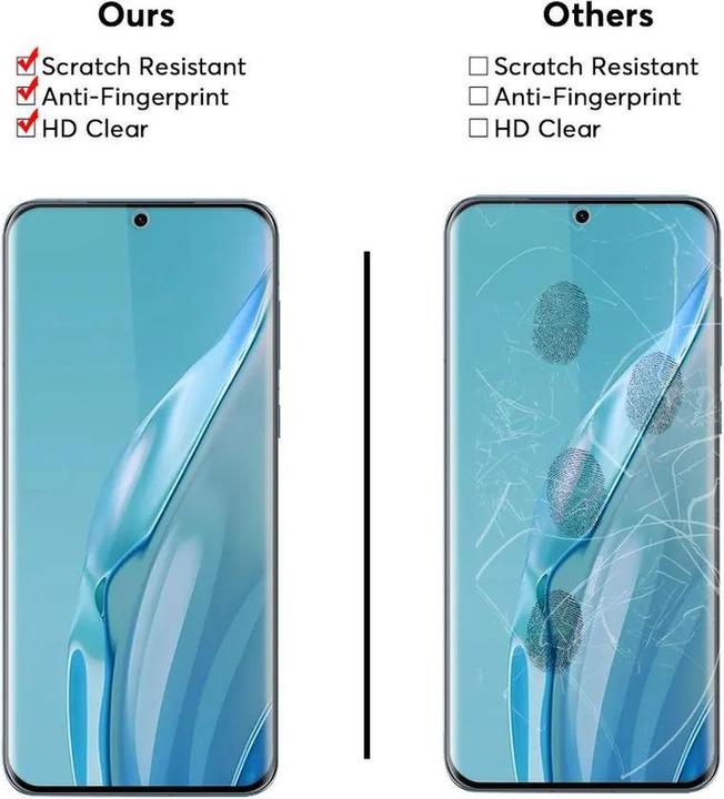 Immagine prodotto Evelatus P60 PRO 2.5D Copertura completa Giappone Colla Vetro Antistatico (1 pz., Huawei P60 Pro)