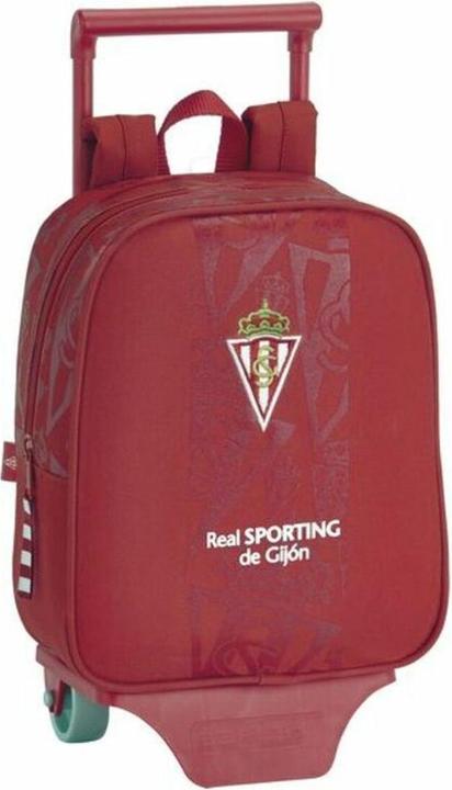 Real Sporting de Gijón Schulrucksack mit Rädern 805 611972280 Rot (10 l)