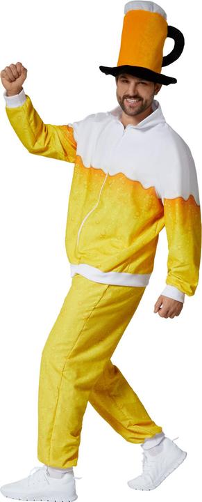 Produktbild tectake Herrenkostüm Bier Jogginganzug (M)