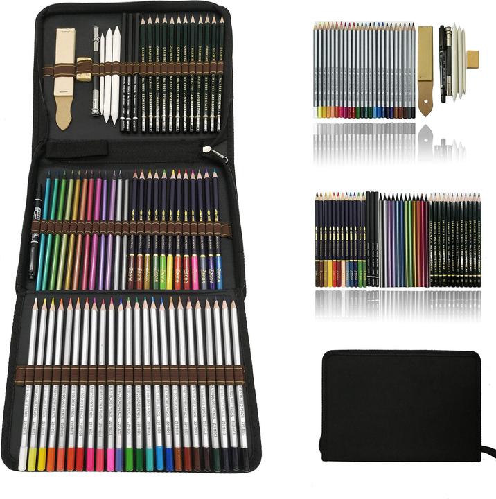 Immagine prodotto Zzoneart Set di matite colorate (Multicolore, 73 x)