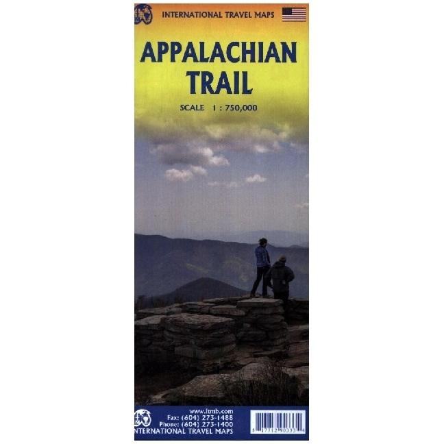 USA Appalachian Trail, Landkarte