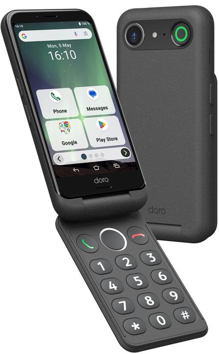 Actual product image Doro Aurora A20 / WCS graphit (64 GB, Graphite, 4.50", Dual SIM, 4G)