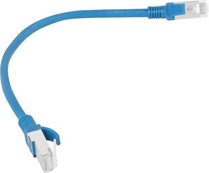 Actual product image Lanberg *patchcord cat.5e 0.25M UTP blue (U/UTP, CAT5e, 0.25 m)