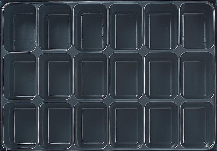 Actual product image E-Norm Pro Assortment case empty 18 compartment