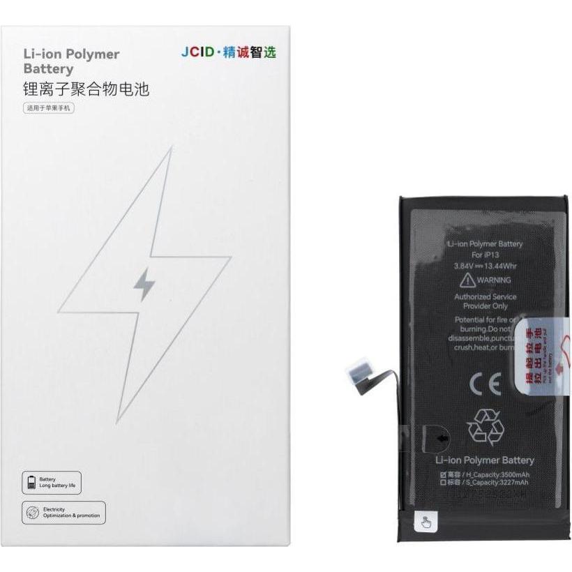 NoName Battery JCID JCID Battery for iPhone 13 3500 mAh (high capacity), Batteria smartphone