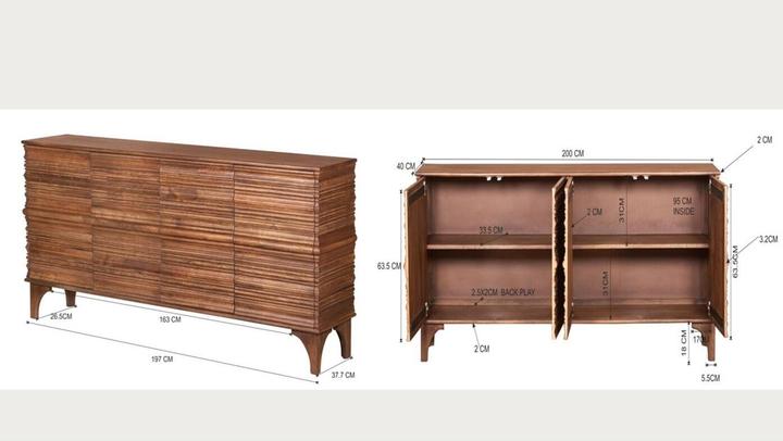 Produktbild Kare Design Sideboard Santos 200x85cm
