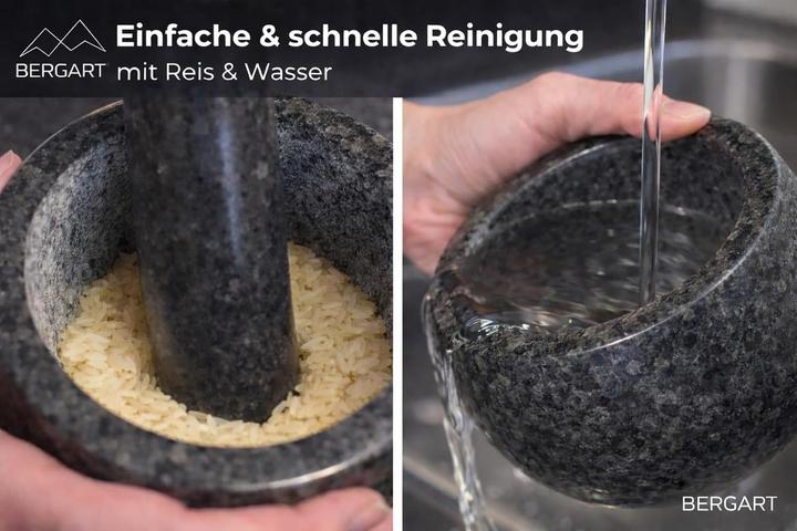 Produktbild Granit-Mörser mit Stössel