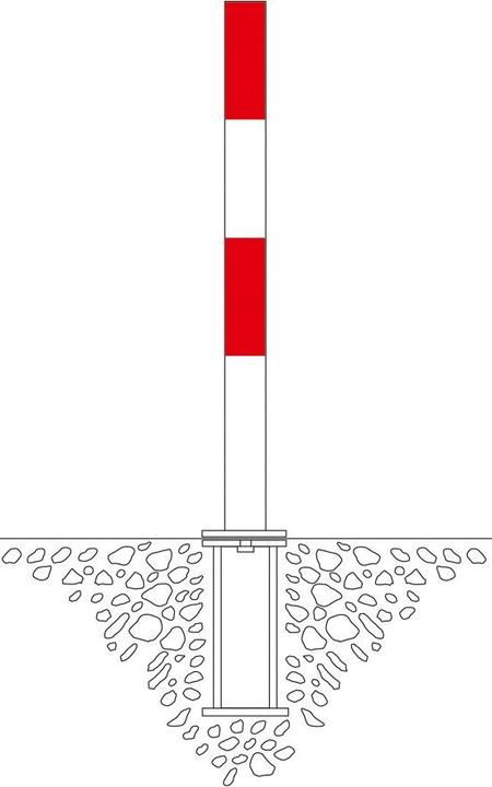 Actual product image kaiserkraft Steel barrier posts
