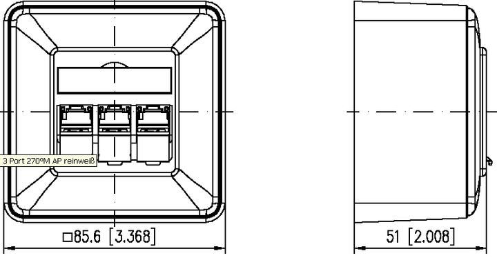Produktbild Metz Connect C6Amodul 270°