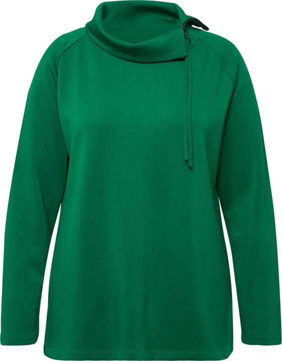 Produktbild Ulla Popken Sweatshirt, Modalmix, Stehkragen, Zipper, Langarm (58)