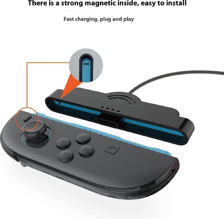 Produktbild Ueli Express 2 in 1 Nintendo Switch 2 Joy-Con Magnet Ladekabel (Switch 2)