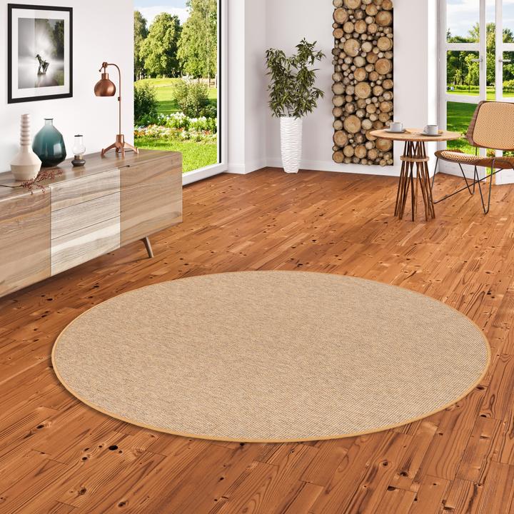 Actual product image Snapstyle Nature Sisal Look Carpet Taff Round (100 x 100 cm)
