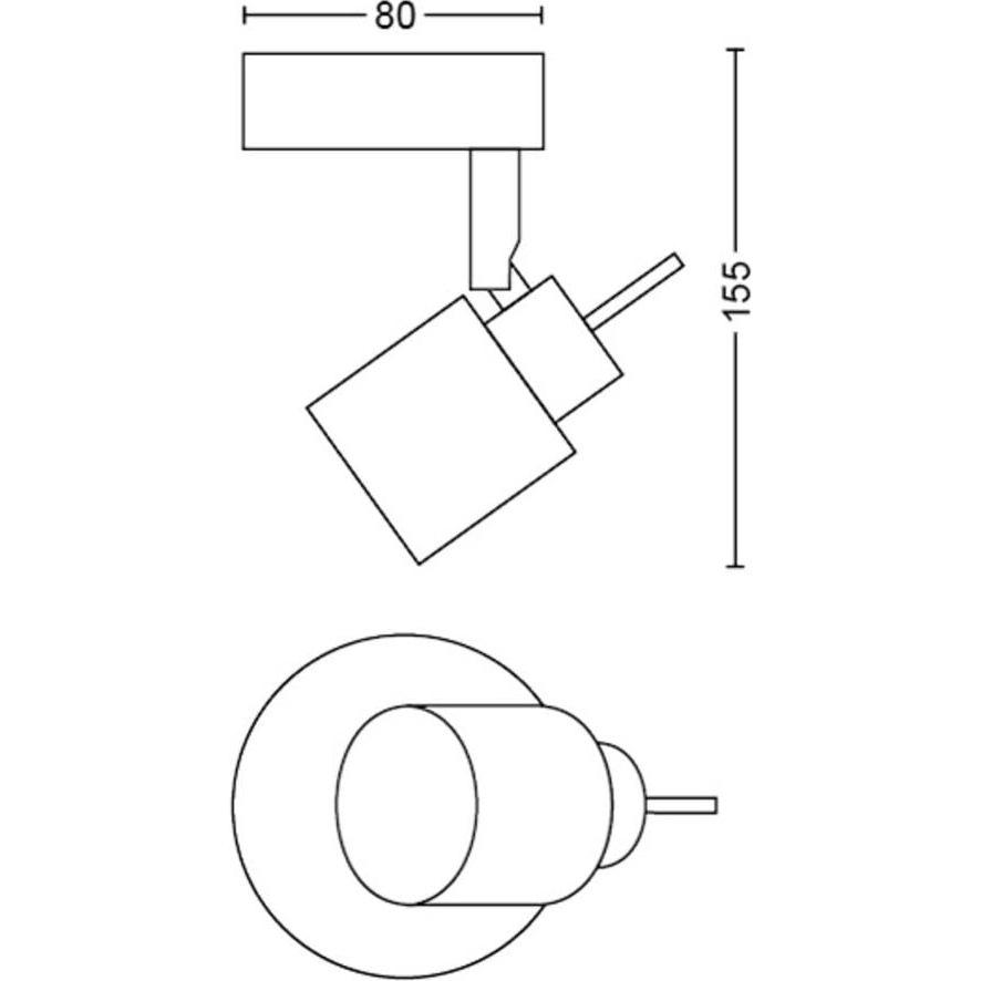 Thumbnail - Philips, Wandleuchte + Deckenleuchte, Meranti (GU10)