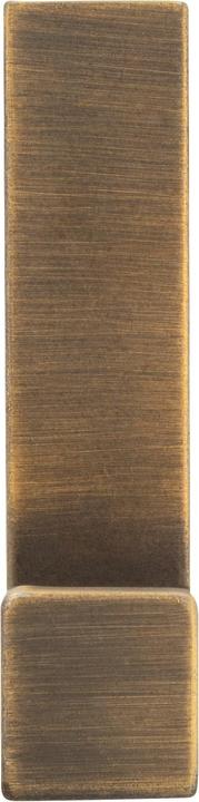 Produktbild Siro MantelHaken Doradus GarderobenHaken 15x61mm, Haken ZN Messing schwarz gebürstet