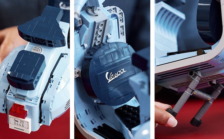 Actual product image LEGO Vespa 125 (10298, LEGO Icons, LEGO Rare Sets)
