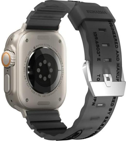 Produktbild Skinarma Band Shokku Apple Watch 49/45/44mm smoke (45 mm, 44 mm, 49 mm, Kunststoff, Silikon)